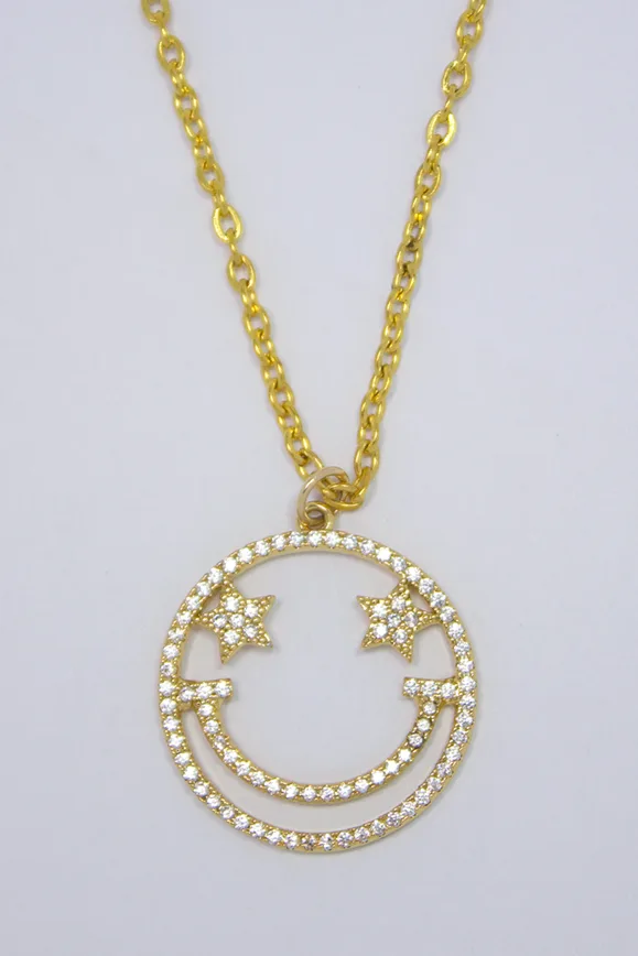 Starry Smiles — Gold Necklace Chain product view 2