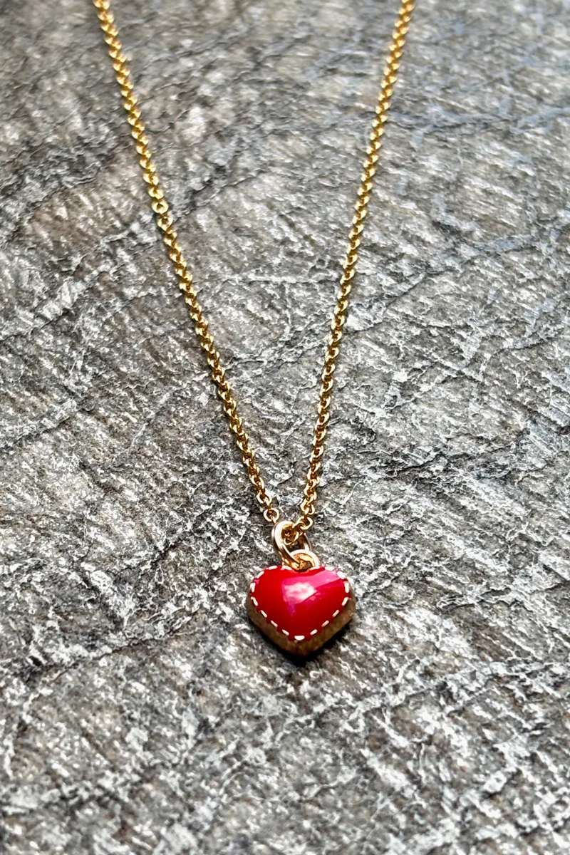 Sweet Heart - Chain — Gold Necklace Chain product view 5