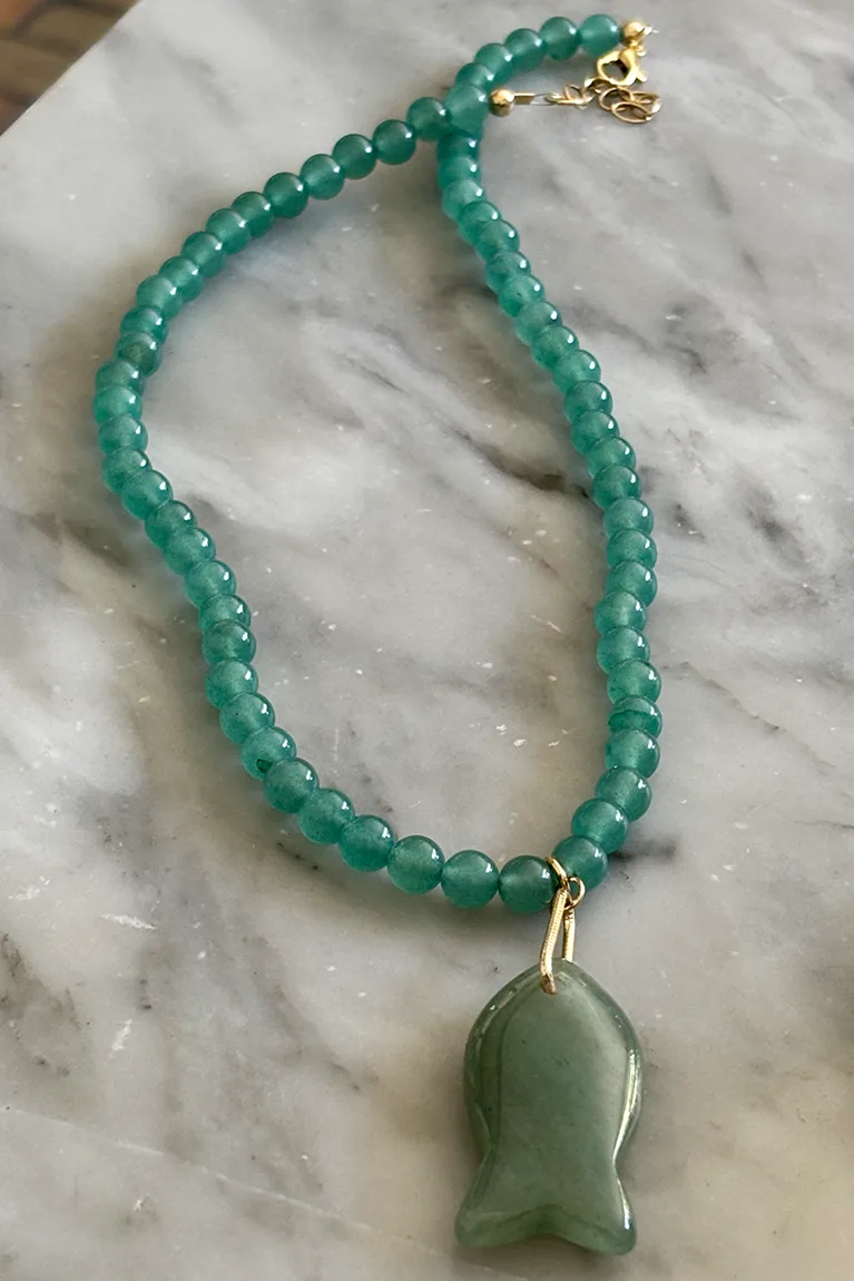 Sea Spray — Beaded Necklace product view 2
