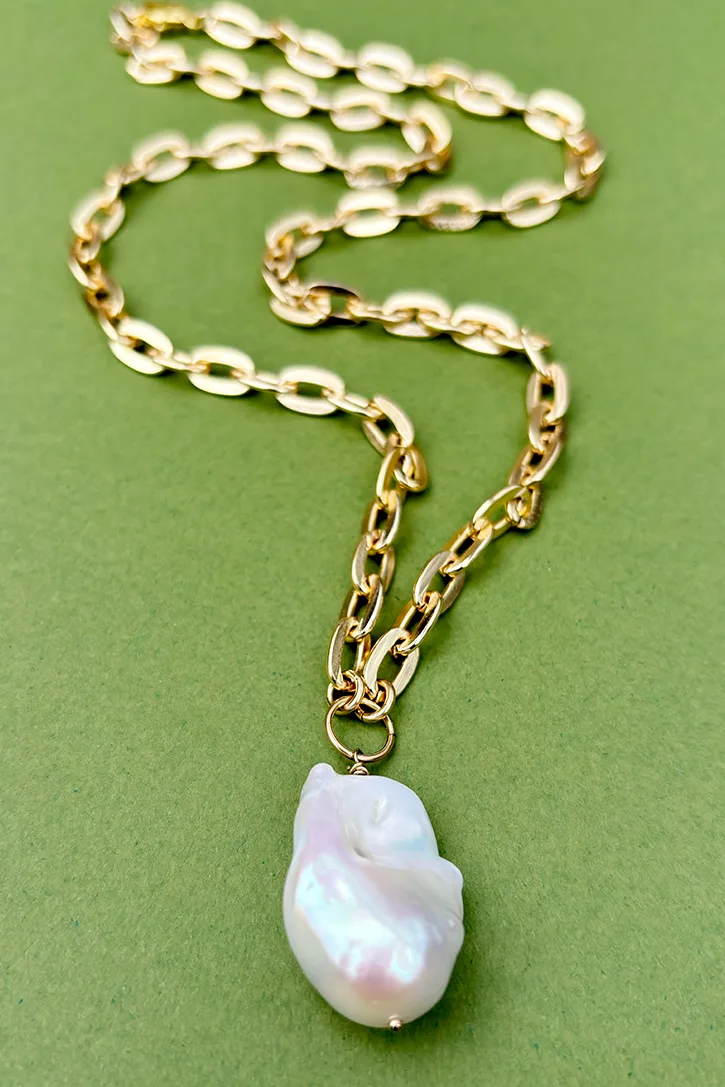 Delphine — Gold Necklace Chain product view 4