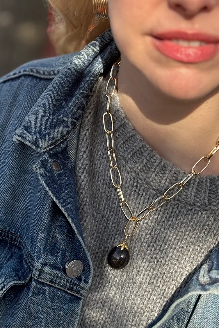 Maria — Gold Necklace Chain product view 2