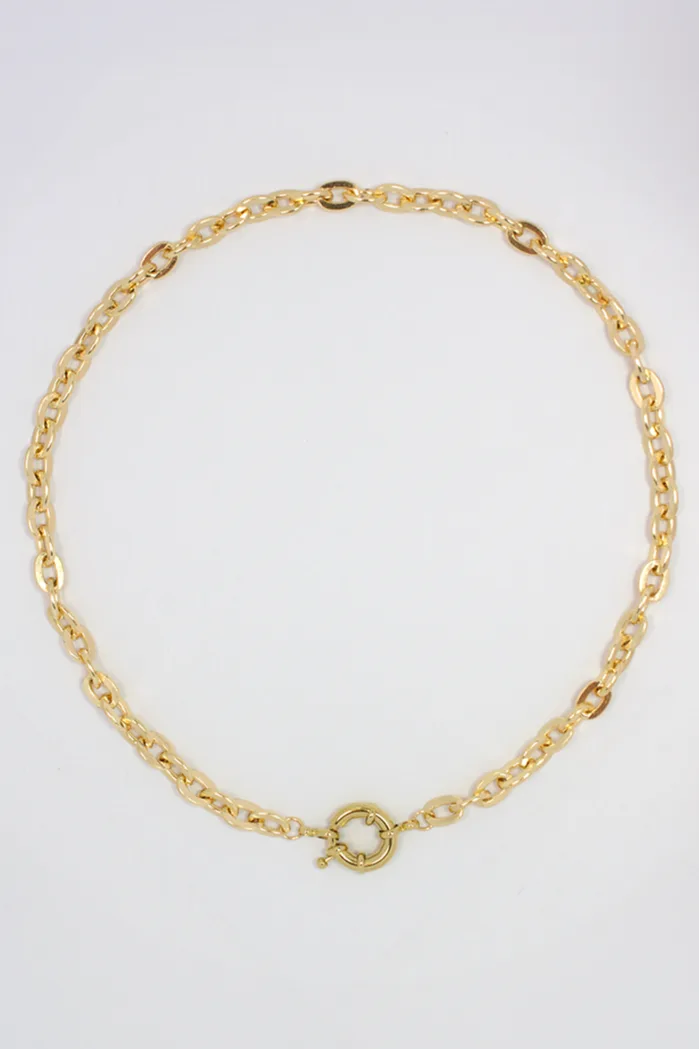 Golden Hour - Chunky — Gold chain bracelet product view 3