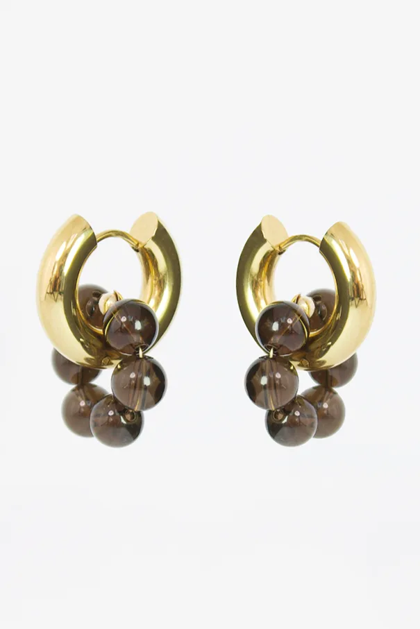 Aletta — Gold hoop earrings product view 1