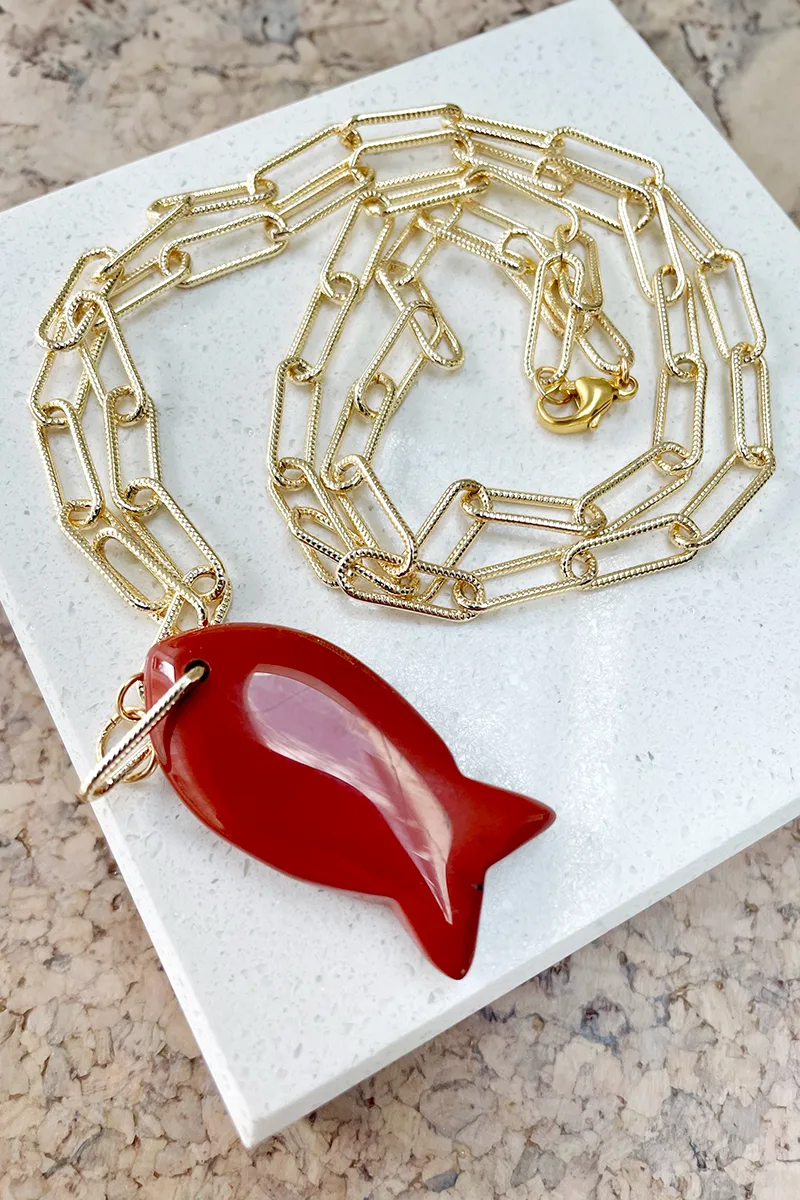 Poisson — Gold Necklace Chain product view 2