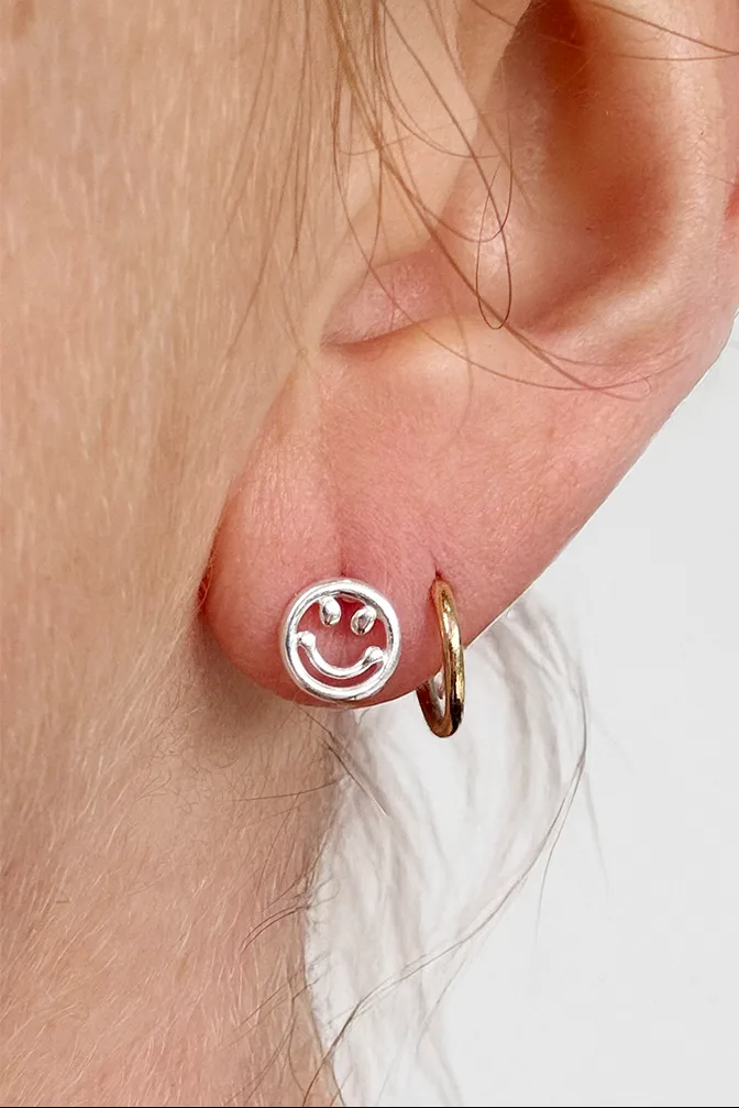 When You Smile — Silver Earrings product view 3