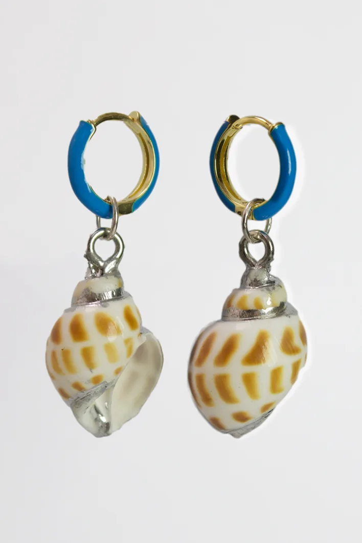 On The Beach — Gold hoop earrings product view 1