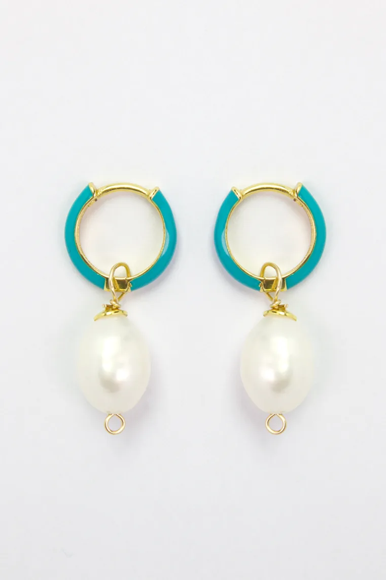 Emilio — Gold hoop earrings product view 1