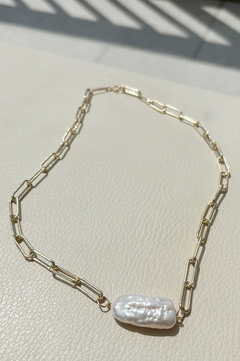 Rafa — Gold Necklace Chain product view 2