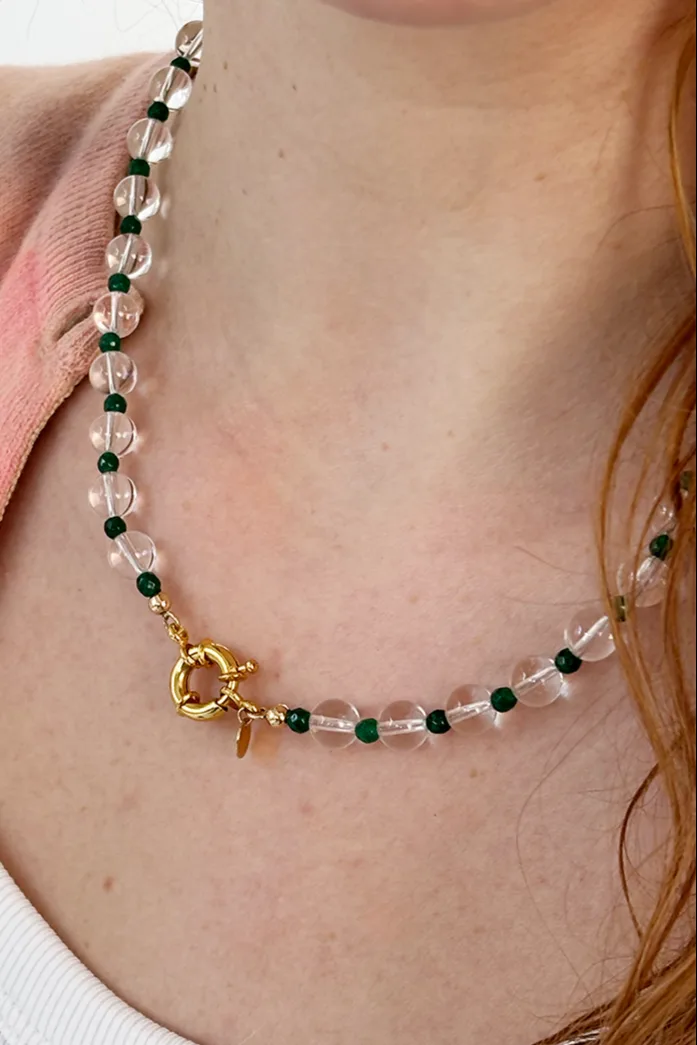 Lime & Soda — Beaded Necklace product view 1