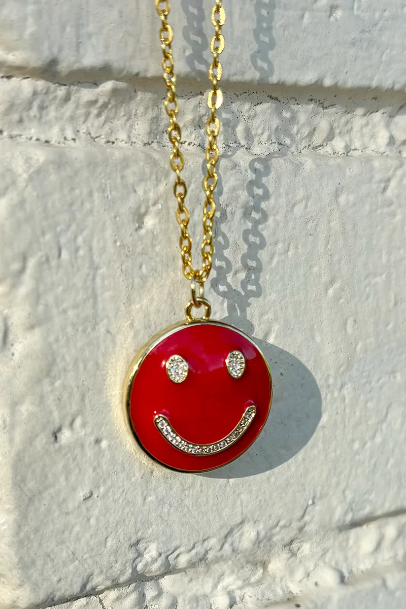 Super Smiley — Gold Necklace Chain product view 2