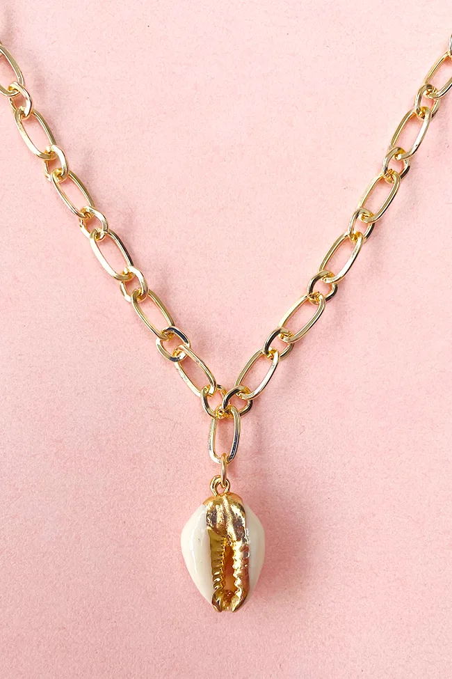 Cowrie — Gold Necklace Chain product view 4