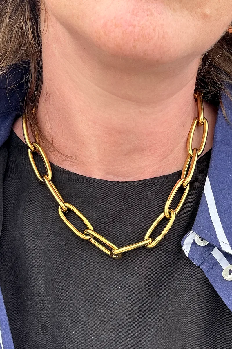 Electra — Gold Necklace Chain product view 6