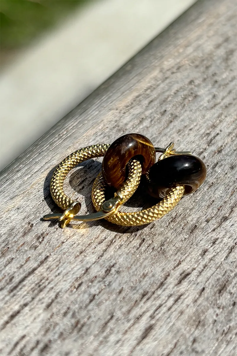 Ardith — Gold Earrings Stud Drop product view 3