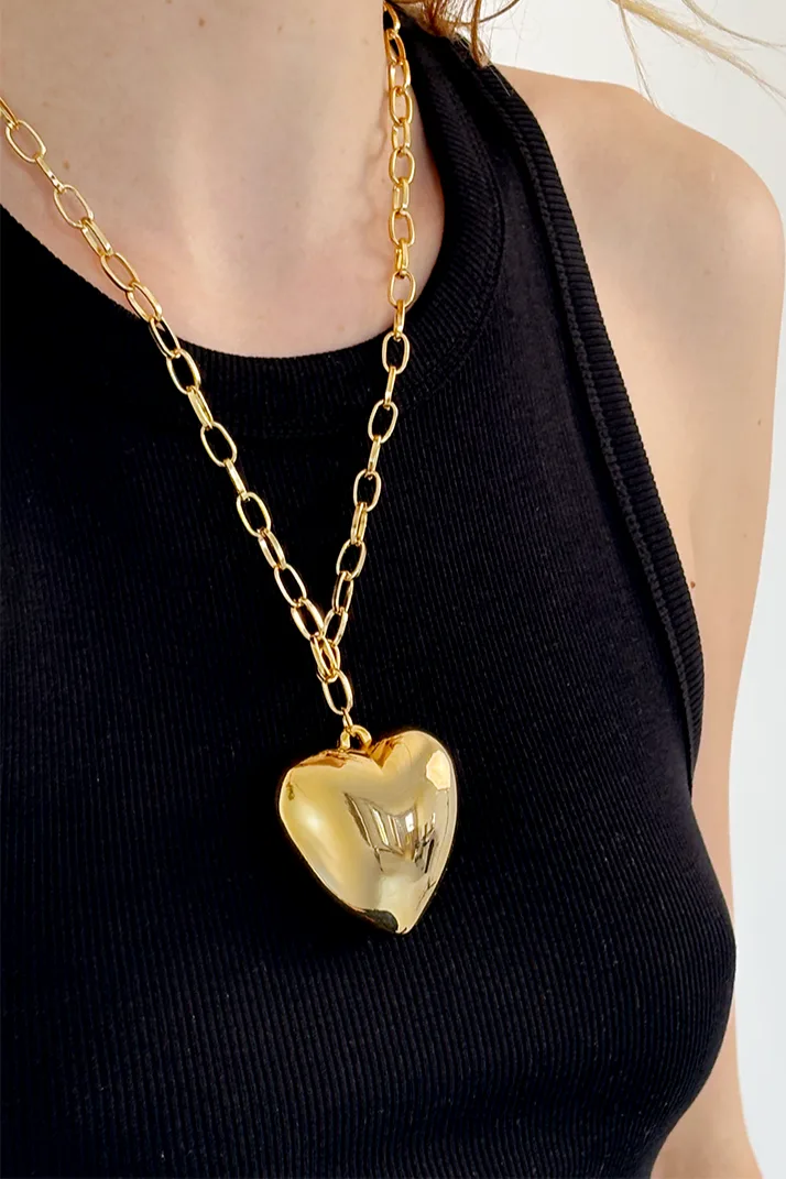 Lucky In Love Xl - Gold — Gold Necklace Chain product view 1