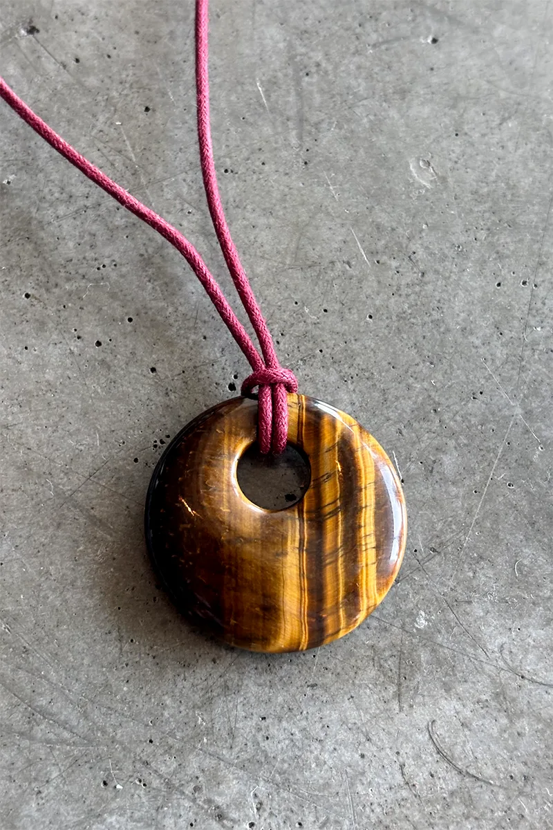 Hope - Tiger'S Eye — Cord Necklace product view 2