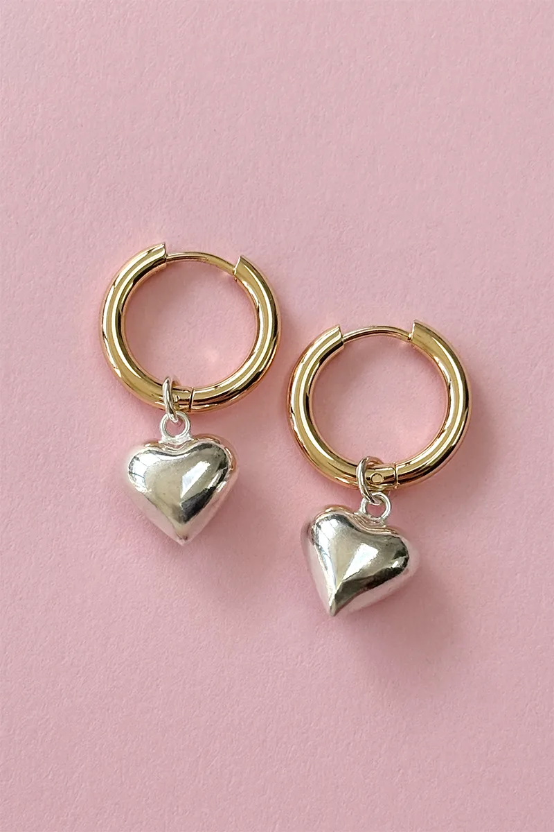 Aubrey — Gold hoop earrings product view 5