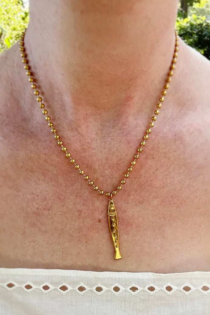 Big Fish — Gold Necklace Chain product view 4