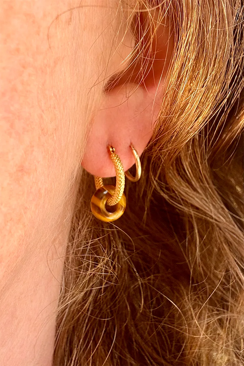 Ardith — Gold Earrings Stud Drop product view 2