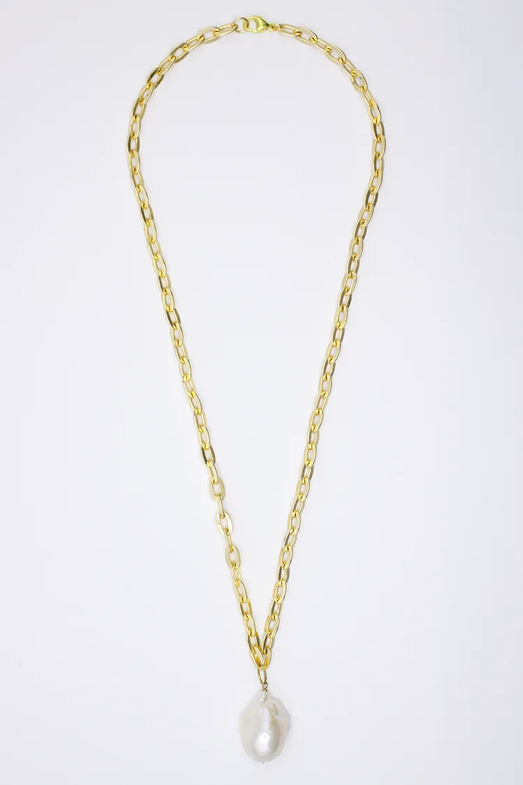 Delphine — Gold Necklace Chain product view 3
