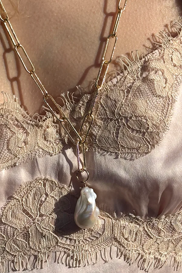 Rune — Gold Necklace Chain product view 3