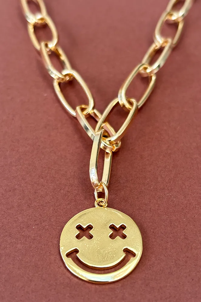 You'Re Smiling Again — Gold Necklace Chain product view 2
