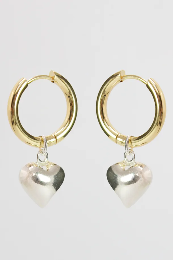 Aubrey — Gold hoop earrings product view 1